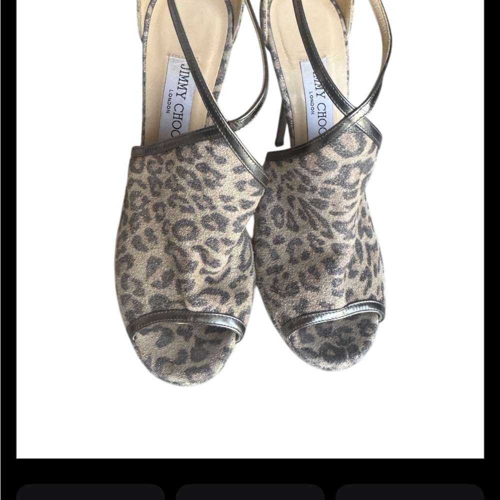 Jimmy Choo Leopard Print Women's stilettos shoes